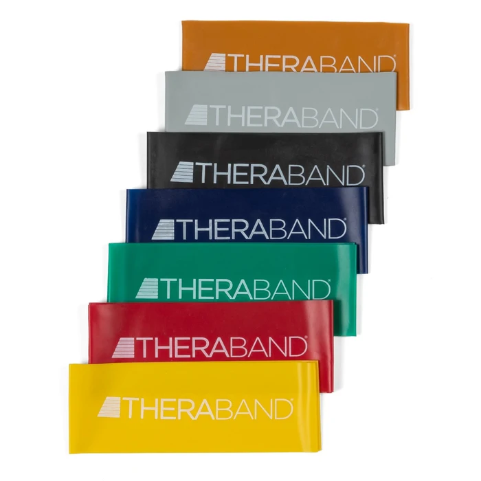 TheraBand حلقه‌های مقاومتی حرفه‌ای – باند کشی ورزشی فیزیوتراپی و تمرینات قدرتی