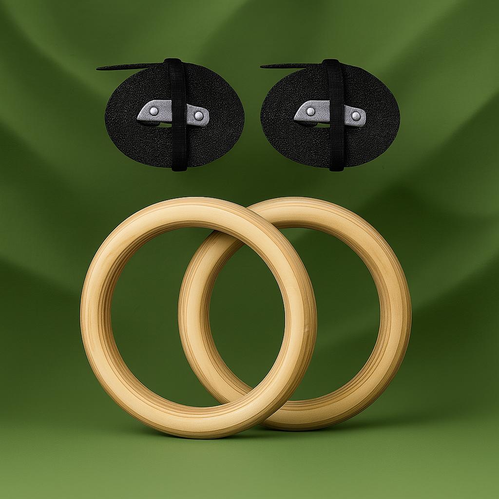 دارحلقه چوبی کراس‌فیت (CrossFit Wooden Gymnastics Ring)