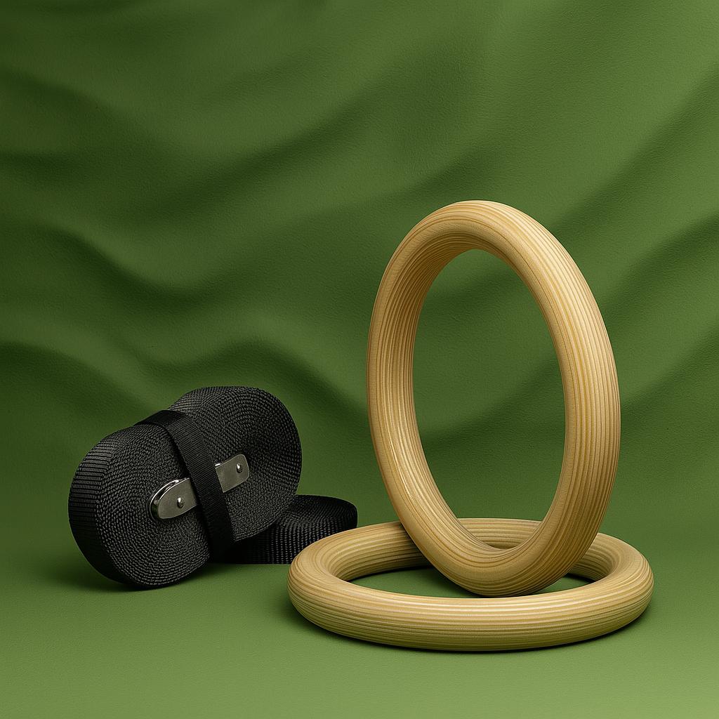 دارحلقه چوبی کراس‌فیت (CrossFit Wooden Gymnastics Ring)