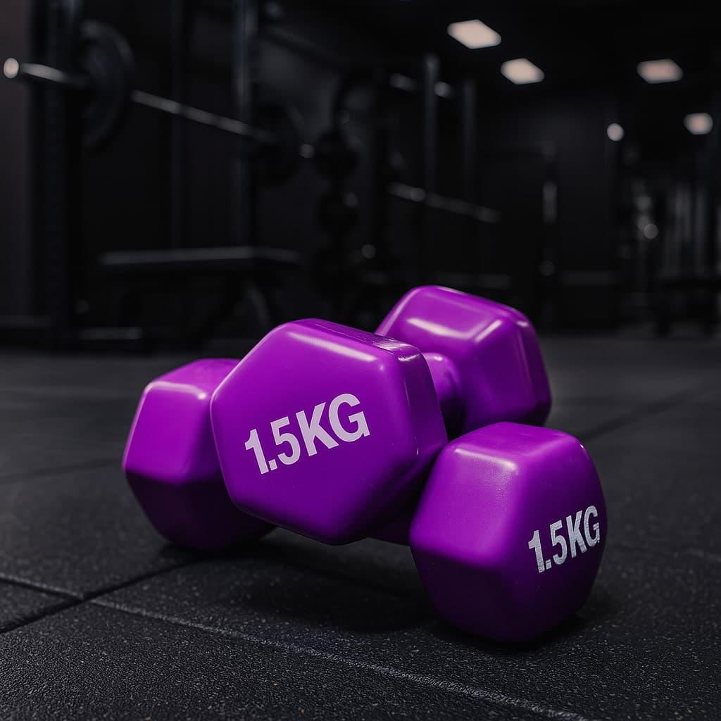 دمبل وزنه 0.5 کیلویی ایروبیک مدل روکش دار آراوا