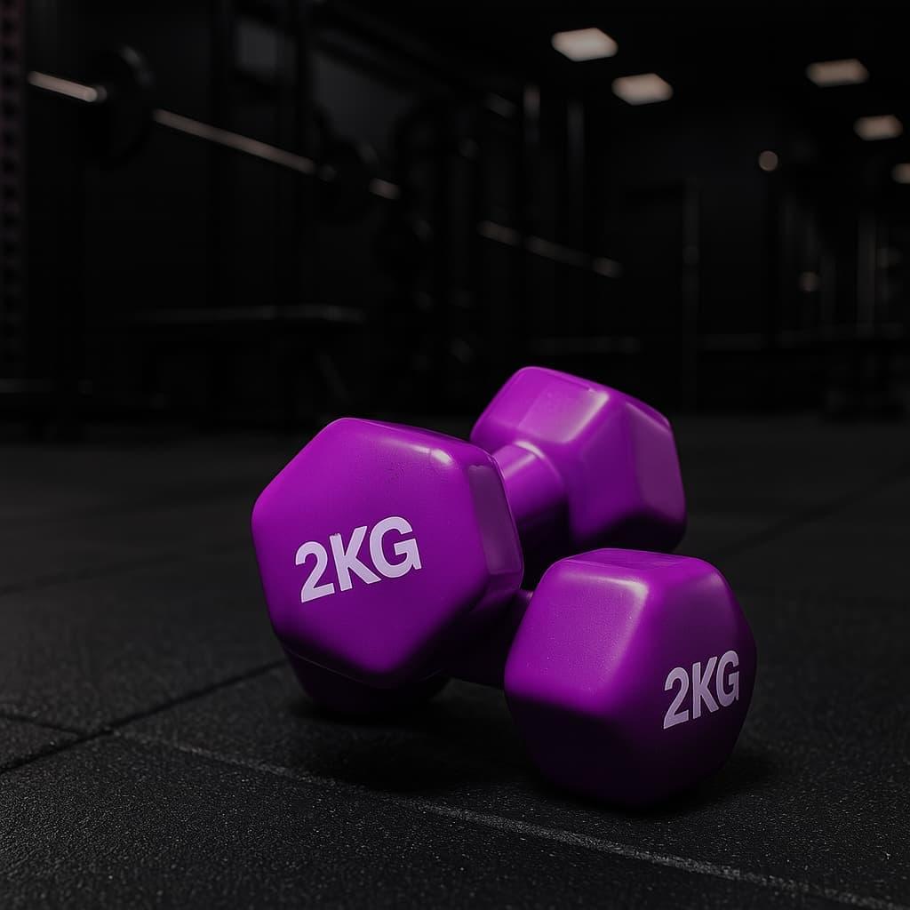 دمبل وزنه 0.5 کیلویی ایروبیک مدل روکش دار آراوا
