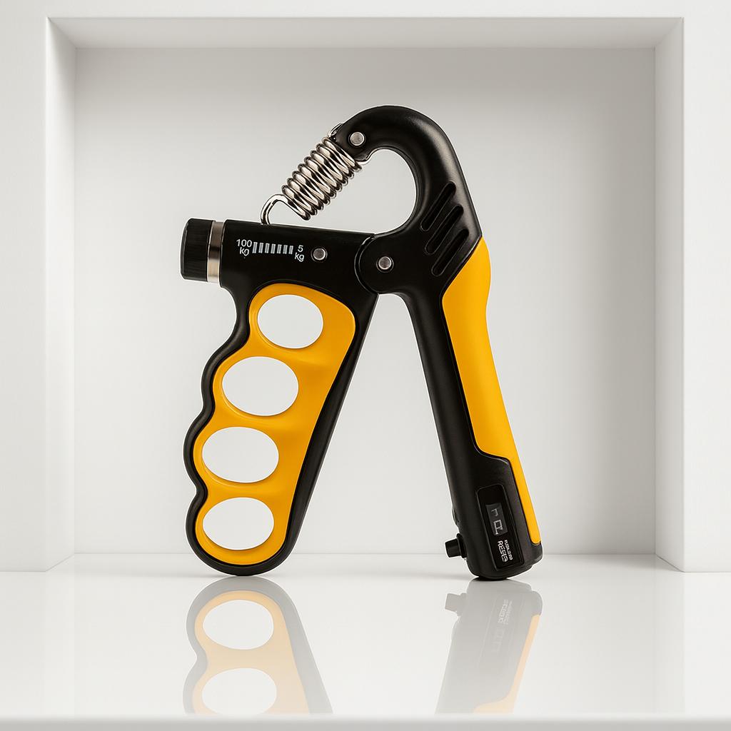 فنر تقویت مچ دست قابل‌تنظیم ۵–۱۰۰ کیلوگرم (Hand Gripper) | آراوا