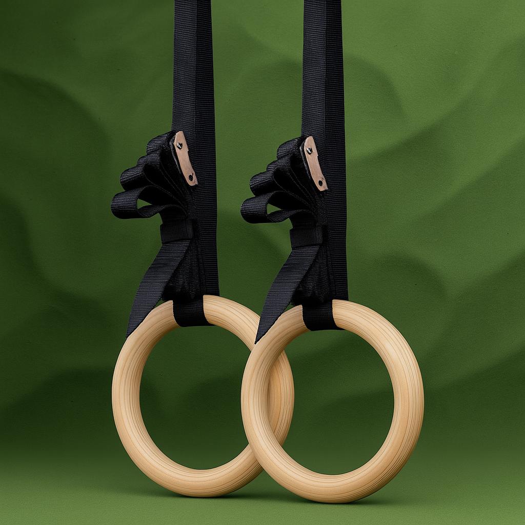 دارحلقه چوبی کراسفیت (CrossFit Wooden Gymnastics Ring)
